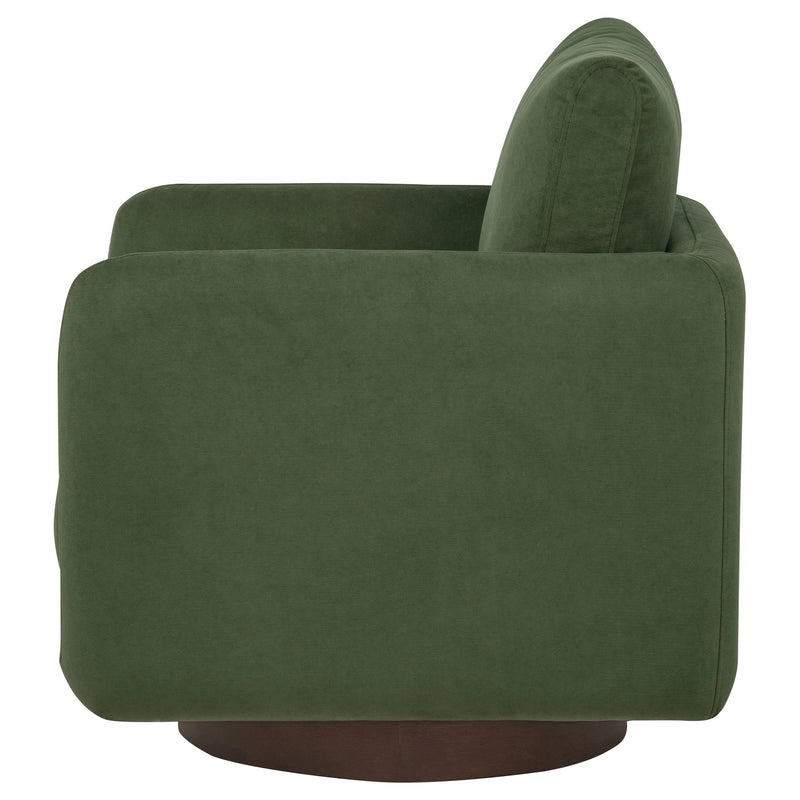 Iris Upholstered Swivel Accent Chair