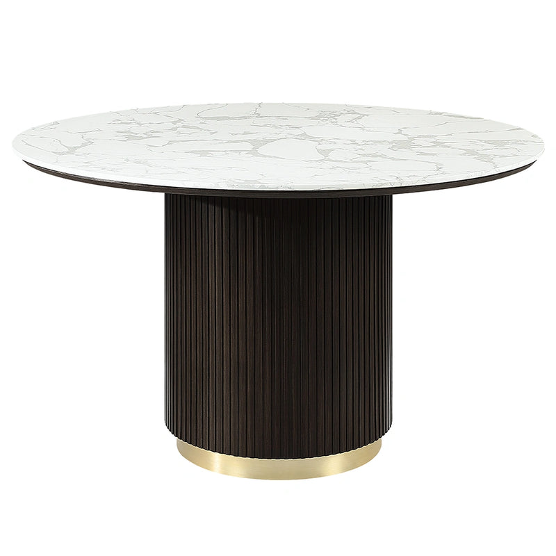 Round Dining Table w/Marble