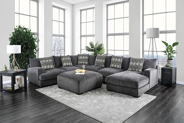 Seccional Kaylee con chaise a la derecha