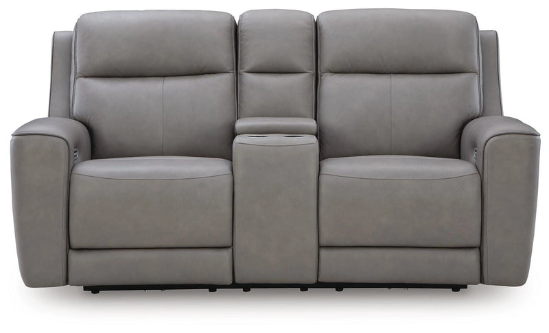 Seccional reclinable doble 5Z-Comfort con consola
