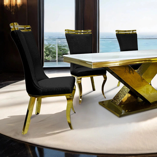 Juego de mesa de comedor de 7 piezas Palazzo