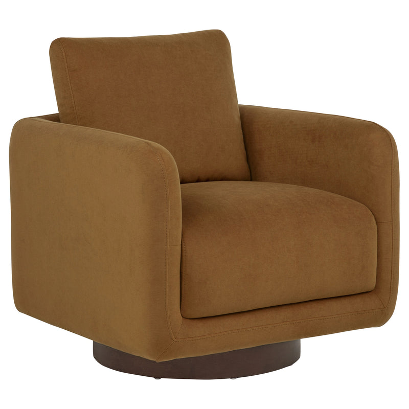 Iris Upholstered Swivel Accent Chair