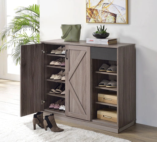 Toski Rustic Gray Oak Cabinet