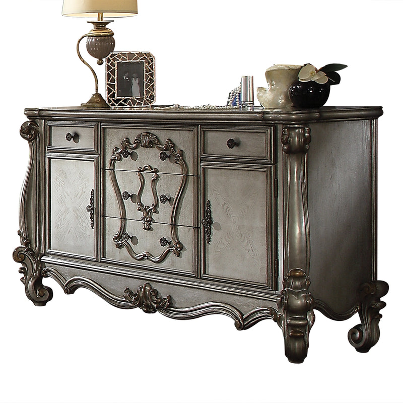 Cómoda Versailles de platino antiguo