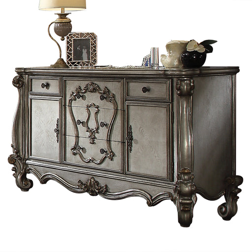 Cómoda Versailles de platino antiguo
