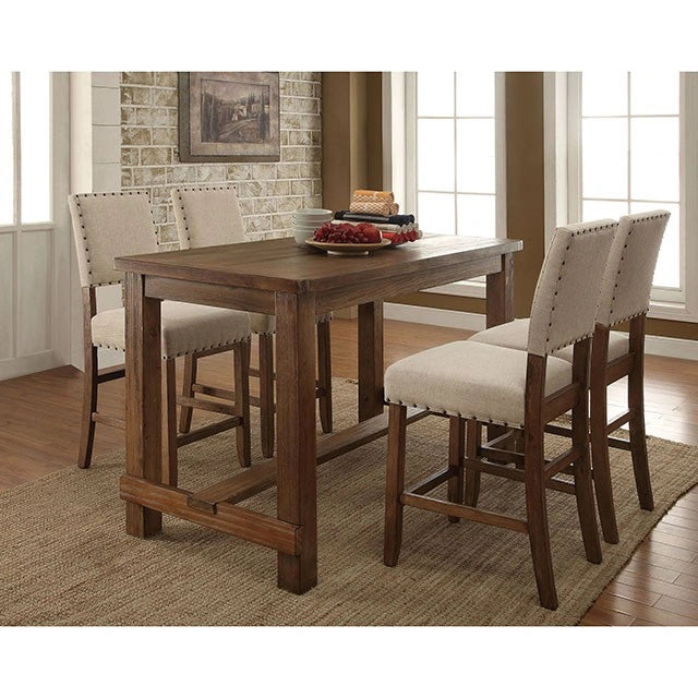 كرسي SANIA Rustic Oak بطول مضاد (2/كرتونة)