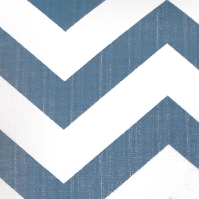 Almohada ZOE de 18" x 18", Chevron Azul (2/CTN)