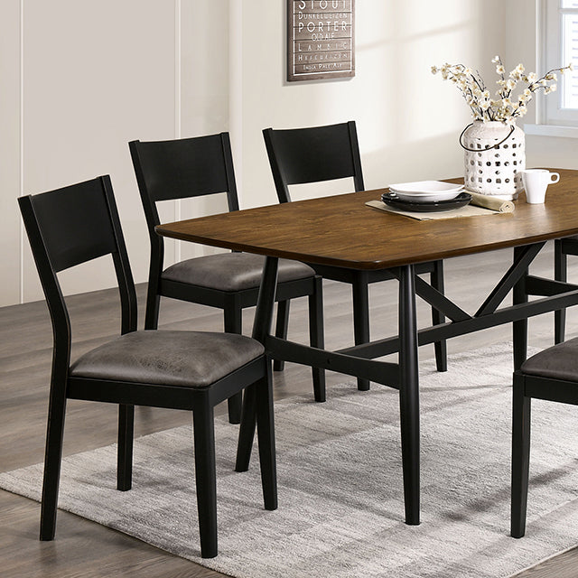 Juego de mesa de comedor Oberwil de 7 piezas