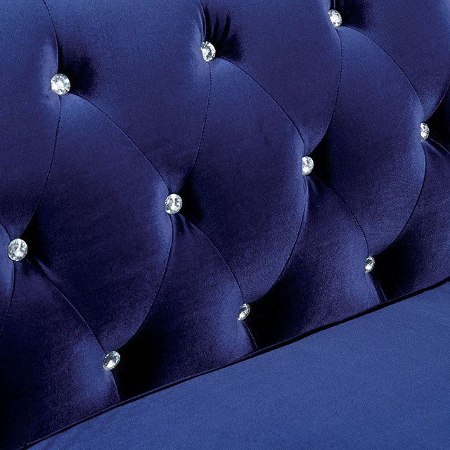 Sillón Jolanda Azul y Gris