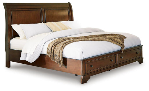 Cama con almacenaje Trellington Sleigh