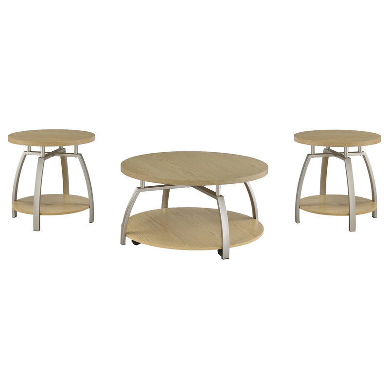 Dacre Round Coffee Table Set