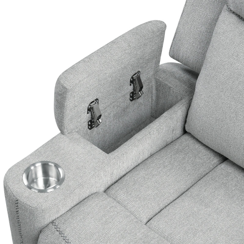Motion Glider Recliner w/Storage Arm