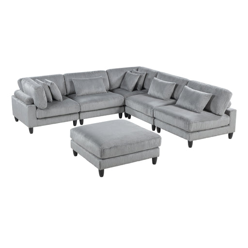 Robstown 6-piece Modular Sectional With Ottoman