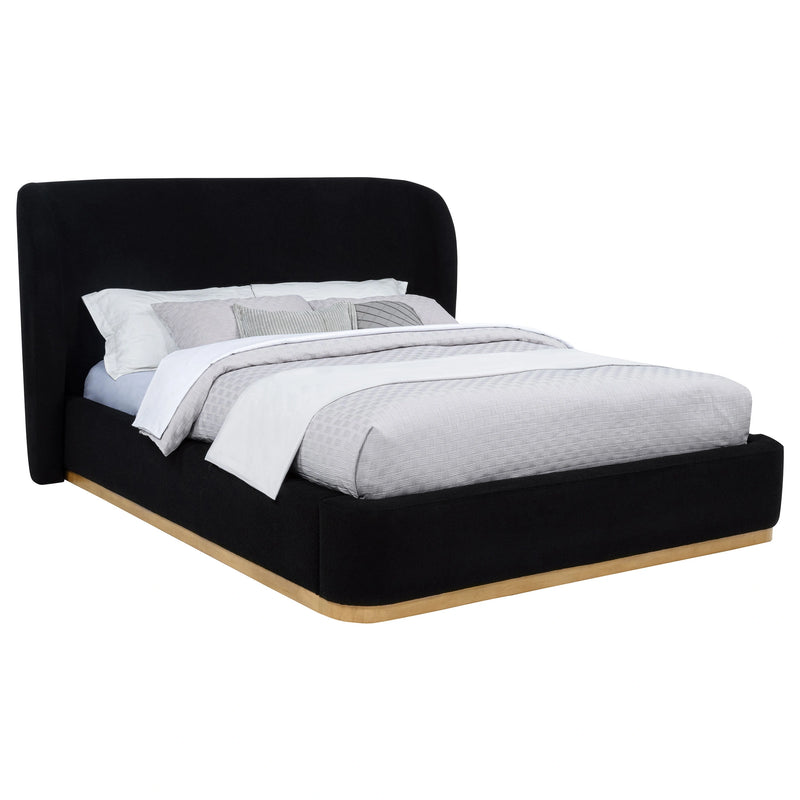 Blaire Upholstered Wingback Platform Bed