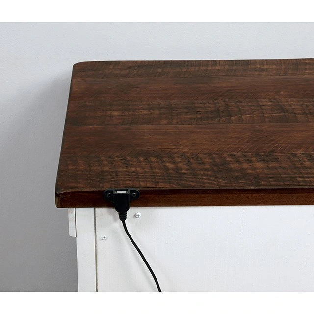 Mesa de noche ALYSON con enchufe USB
