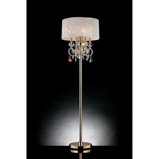 Lámpara de pie dorada Deborah Gold de 160 cm de altura