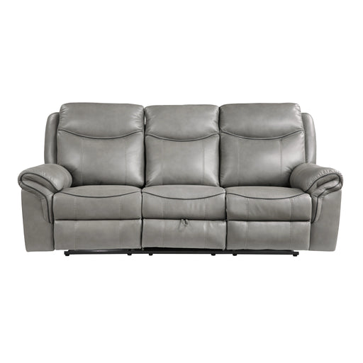 Aram 2pc Set: Sofa, Love (8206GRY)