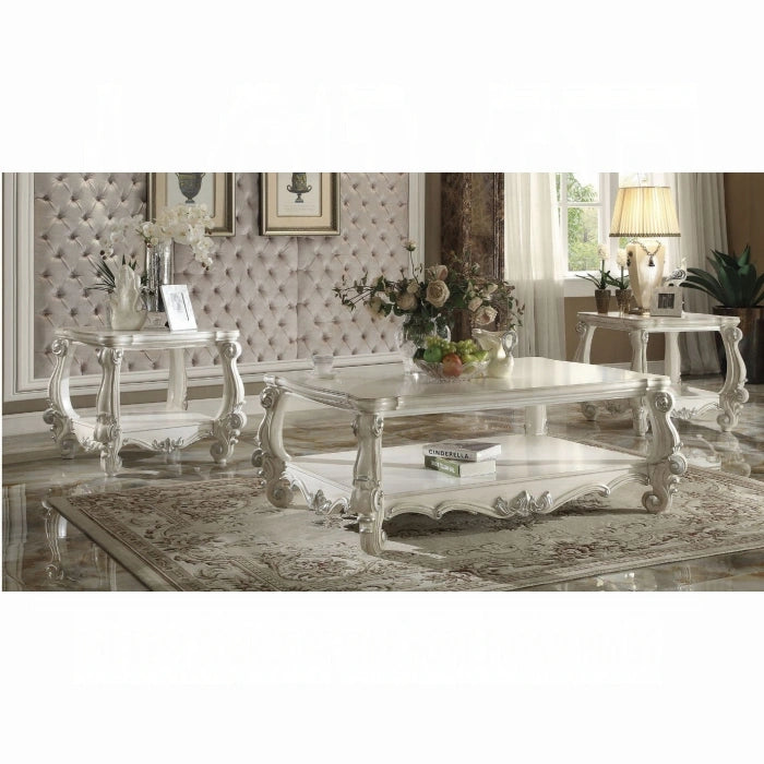 Mesa de centro Versalles en blanco hueso