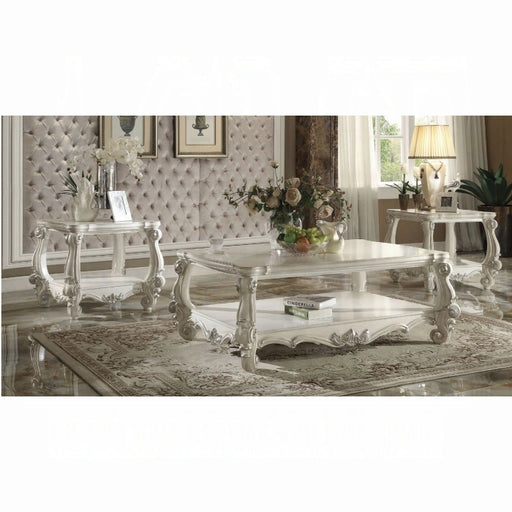 Mesa de centro Versalles en blanco hueso