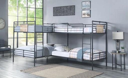 L Shape Bunk Bed (T/T/F/F)