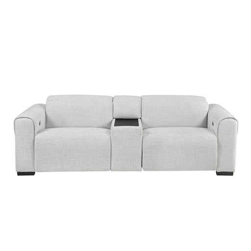 McPherson power Double Reclining Love Seat With Center Console And Power Headrests, Charging Ports