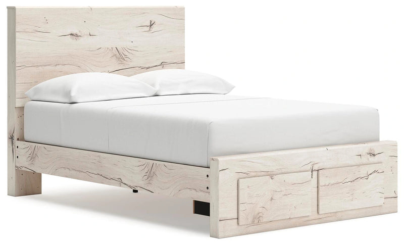 Cama Lawroy con almacenamiento en el panel