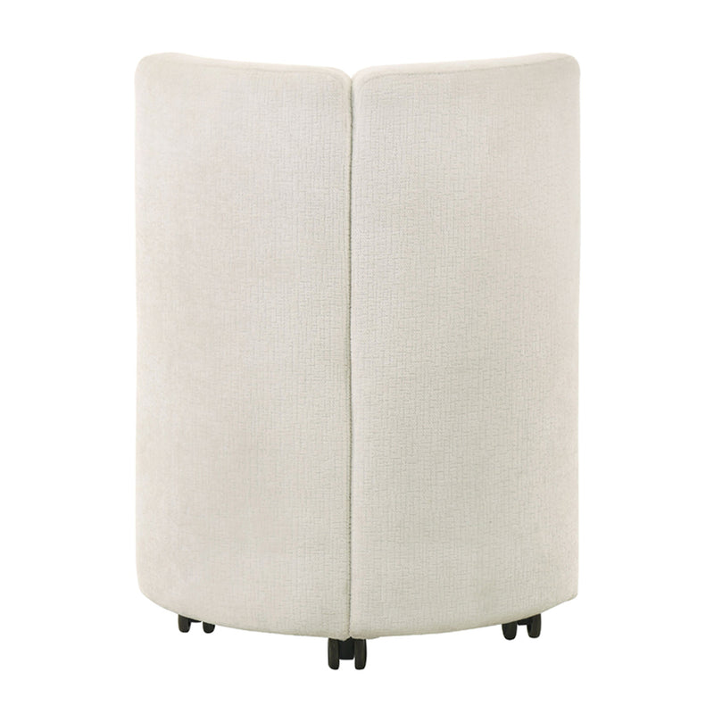Side Chair w/Swivel Casters (Set-2)