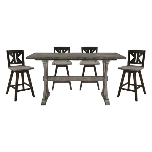 Set Amsonia de 5 piezas (1 mesa + 4 sillas)