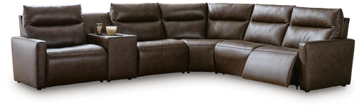 ModZ Power Reclining Sectional with Audio Console