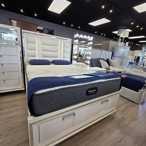 Simmons Beautyrest Plush Queen Mattress at DFW Furniture Warehouse overstock