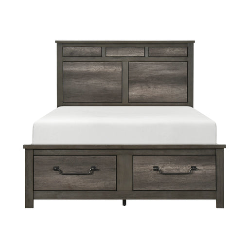 Lenior Platform Bed With Footboard Storage