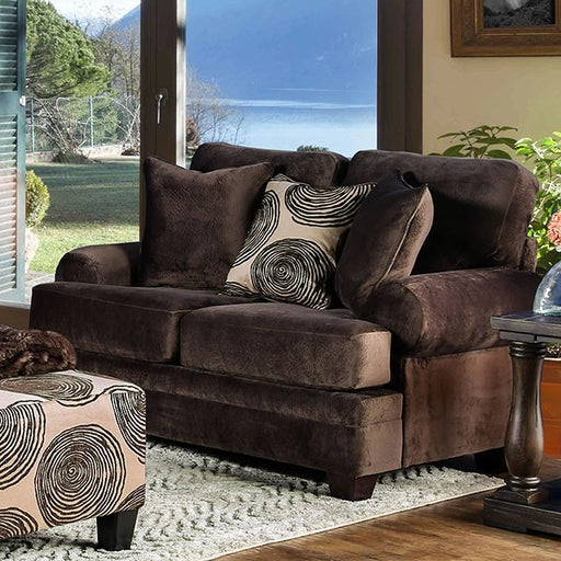 Bonaventura Brown Love Seat