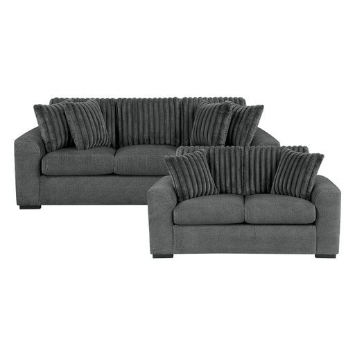 Athena 2pc Set: Sofa, Love
