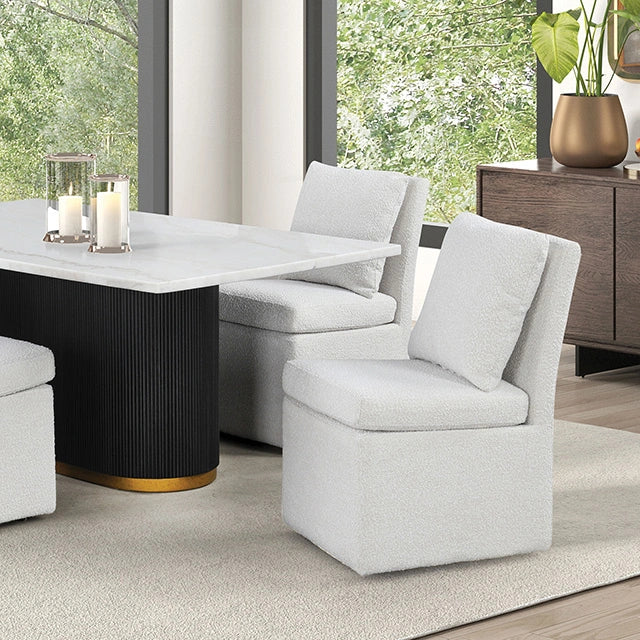 Morges juego de comedor de 5 piezas negro