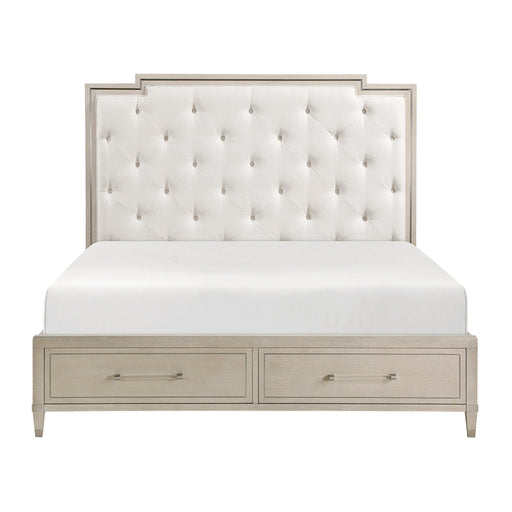 Genoa Platform Bed With Footboard Storage