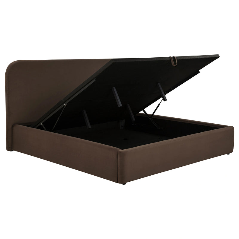 Anders Upholstered Storage Lift Platform Bed