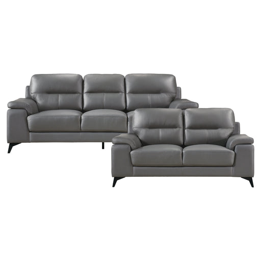 Mischa Juego de 2 piezas: Sofá, Loveseat (9514DGY)