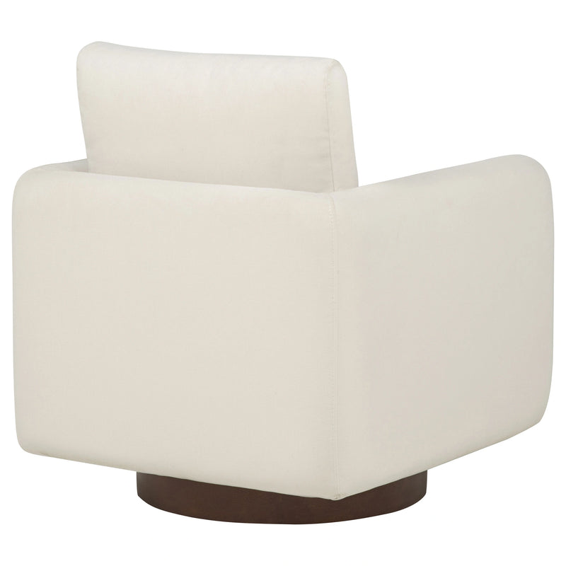 Iris Upholstered Swivel Accent Chair
