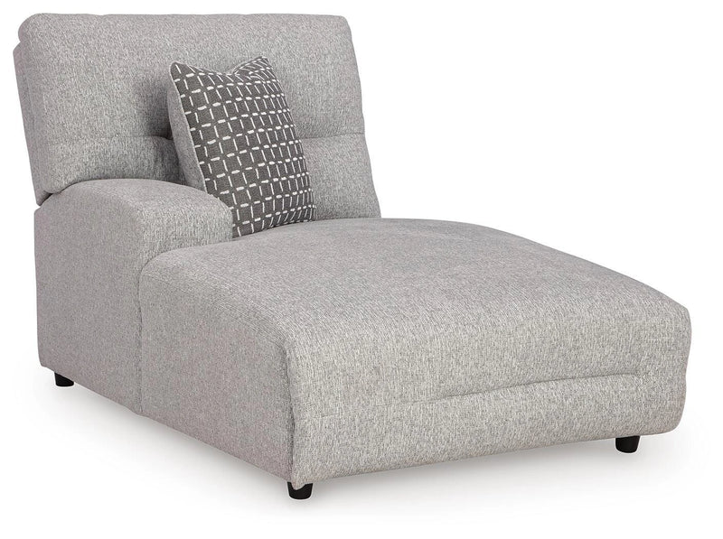 Seccional reclinable eléctrico Acklen Place con chaise