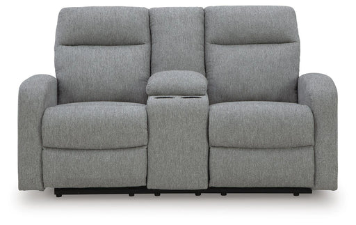 Gauntlet Reclining Loveseat with Console