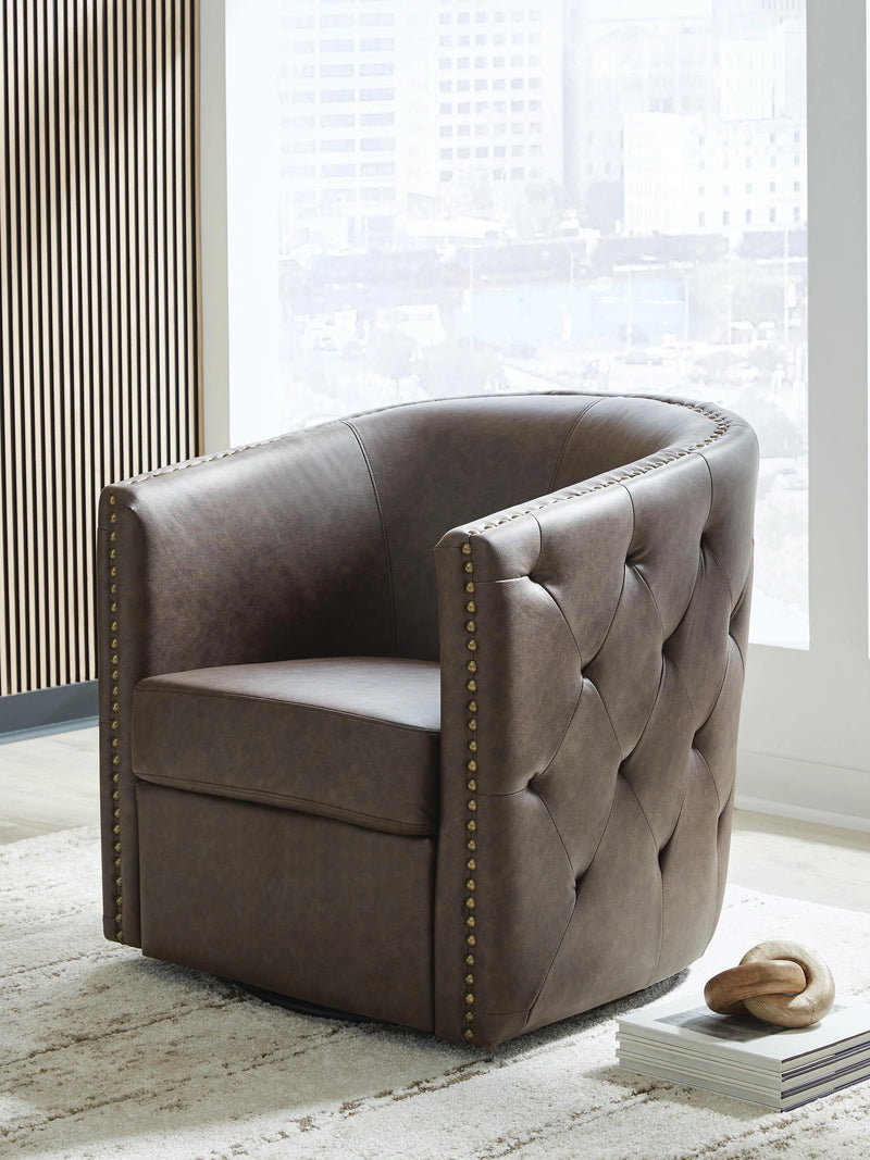 Sillón decorativo giratorio Brentlow