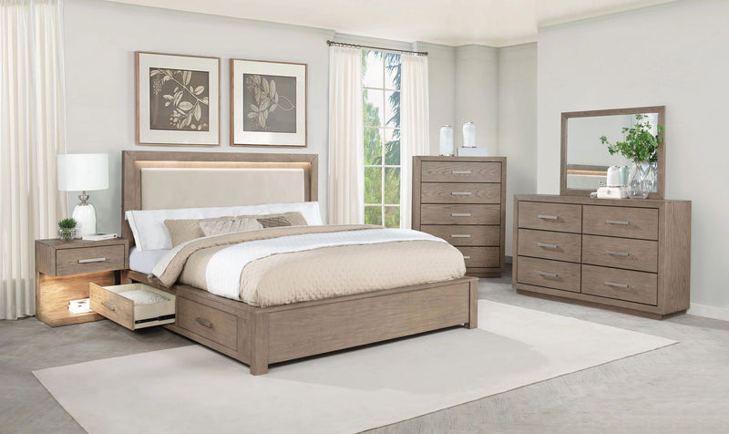 Kenora Nightstand with LED Lighting