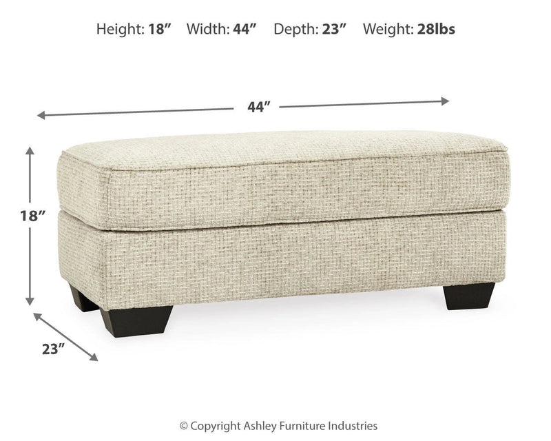 Sillón y otomana Monaghan de gran tamaño