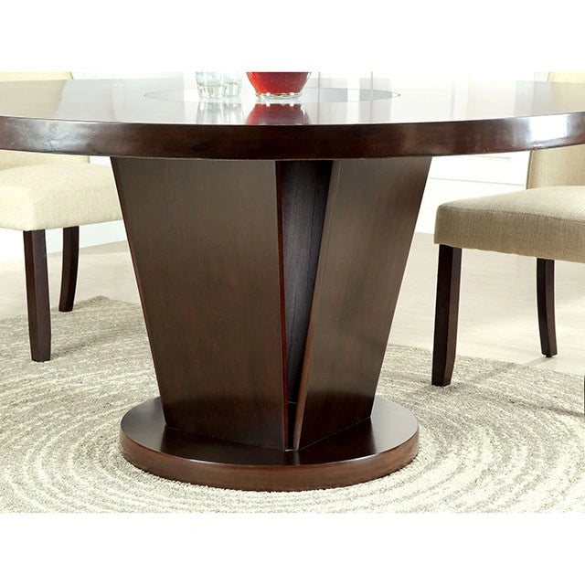 Mesa de comedor redonda Cimma Espresso