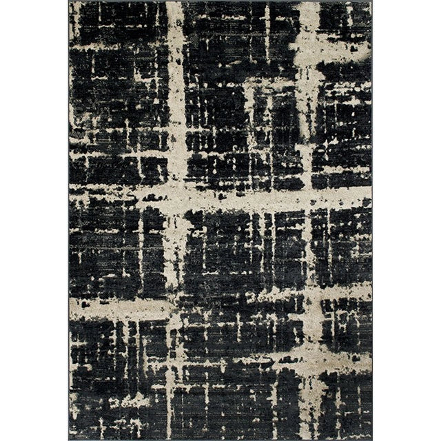 Alfombra de área Kozlu Gris/Beige de 5' X 7'