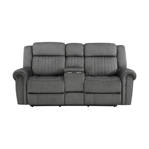 9204CC-2PW - Sofá biplaza reclinable doble eléctrico con consola central