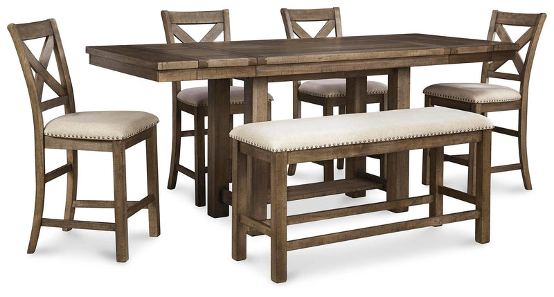 طقم طاولة طعام Moriville مرتفع Counter Height