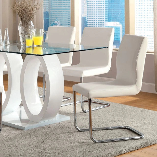 Mesa de comedor blanca LODIA I