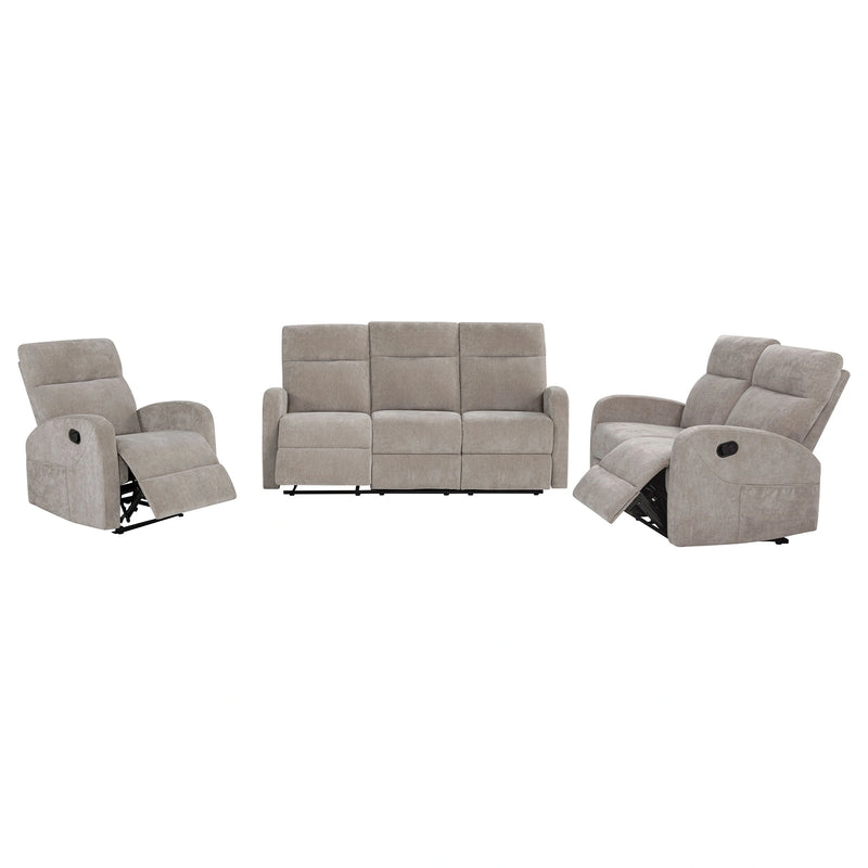 Hamilton Manual Reclining Sofa Set