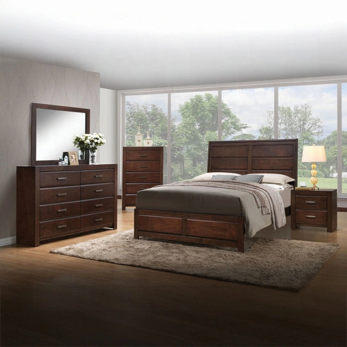 Cama Queen Oberreit de Nogal
